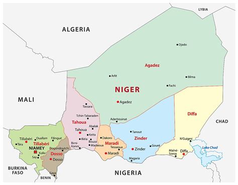 capital city of niger|niger map.